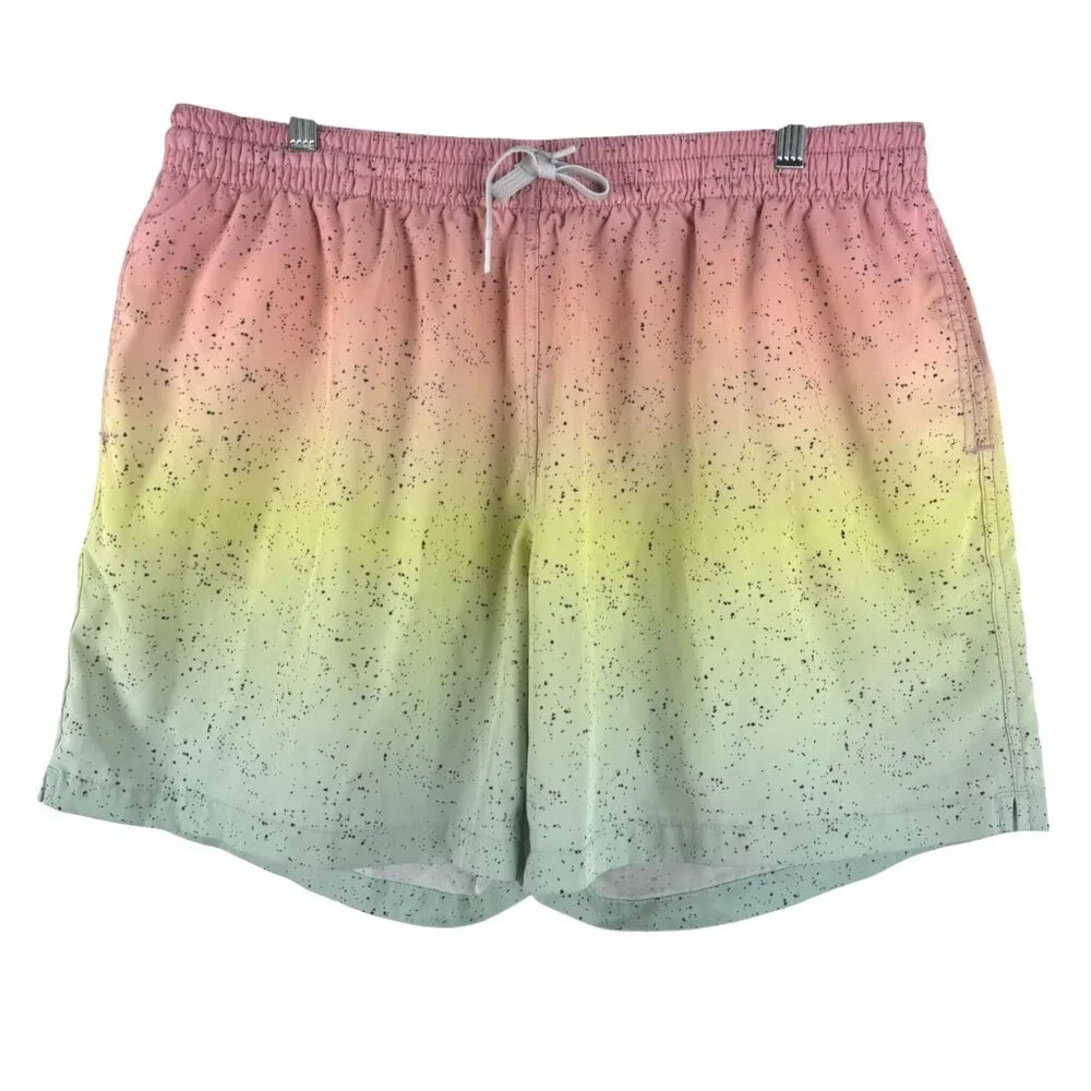 Chubbies‎ Swim Trunks Shorts Mens 2XL Rainbow Colorful Beach SW-2041